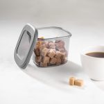 550 ml Poli Kare Saklama Kabı