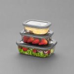 3 PCS Poli Sığ Saklama Kabı Set - Görsel 4