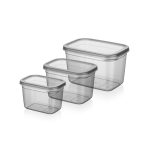 3PCS Peggy Derin Saklama Kabı Set - Görsel 3