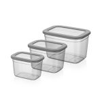 3 PCS Poli Derin Saklama Kabı Set - Görsel 2